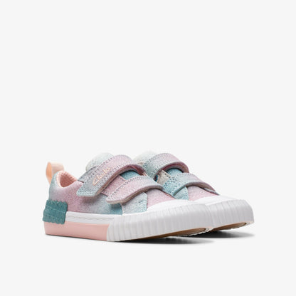 Clarks Foxing Brill Toddler Pastel
