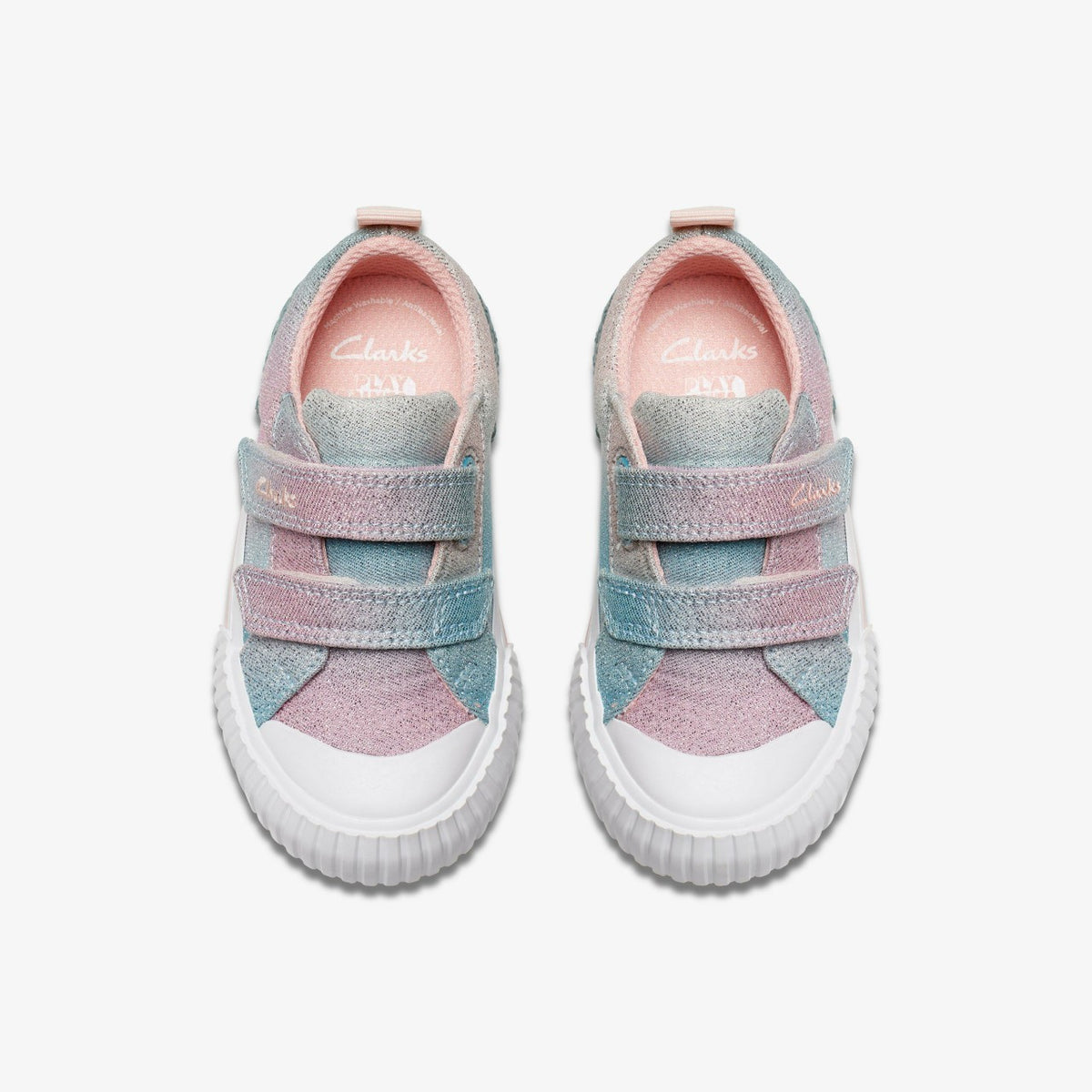 Clarks Foxing Brill Toddler Pastel