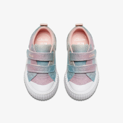 Clarks Foxing Brill Toddler Pastel