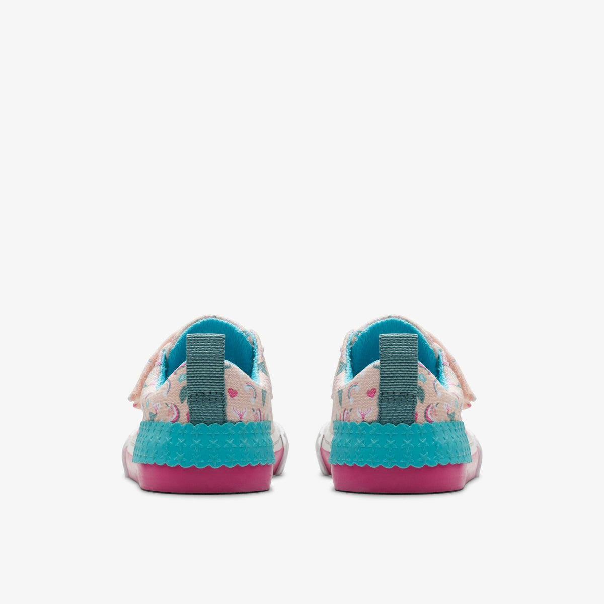 Clarks Foxing Myth Toddler Pink Multicolour