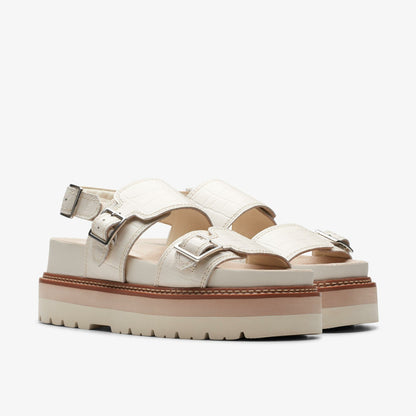 Clarks Orianna Glide Cream Interest