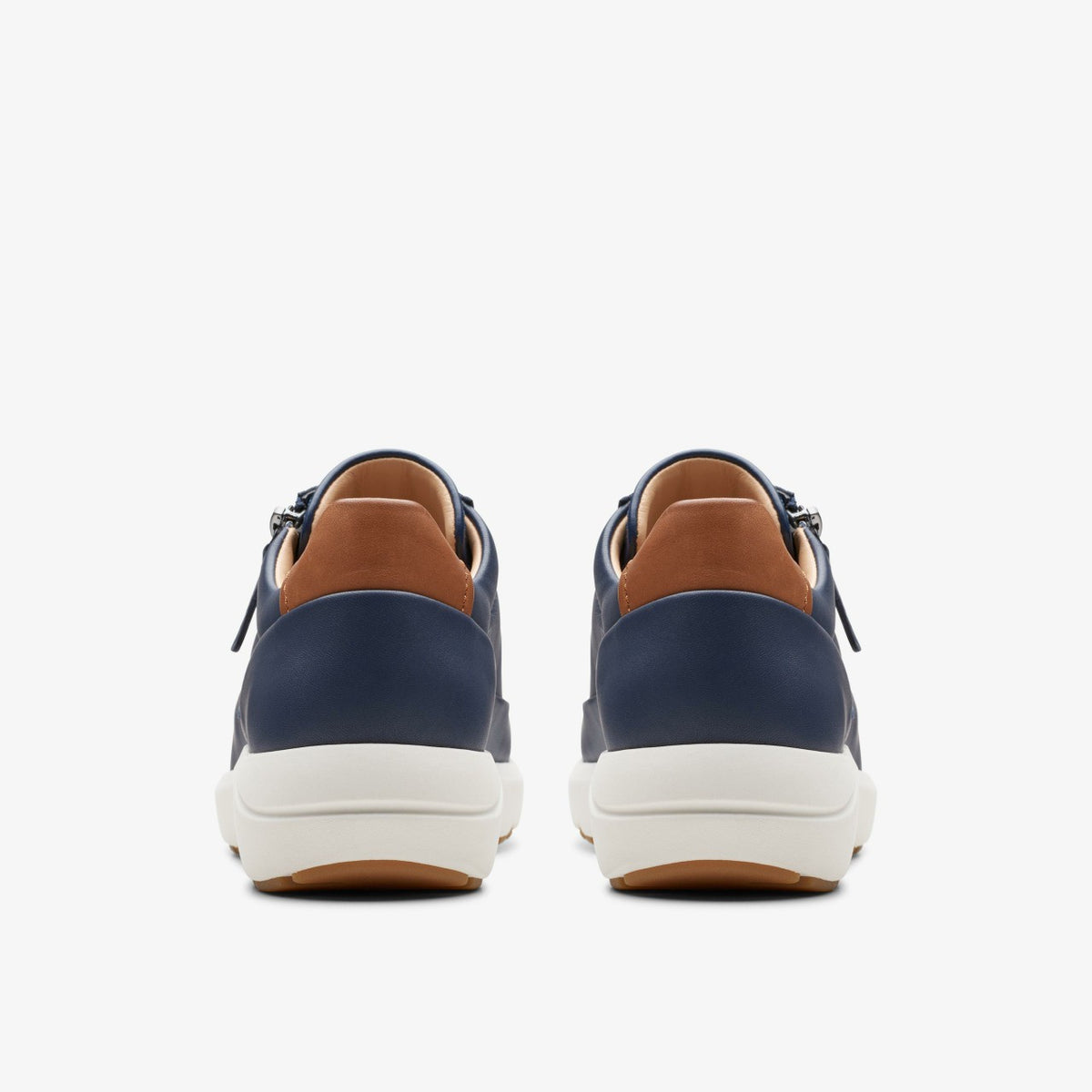 Clarks Tivoli Zip Navy Leather