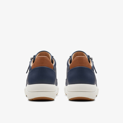 Clarks Tivoli Zip Navy Leather