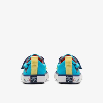 Clarks Foxing Ocean Toddler Blue Multicolour