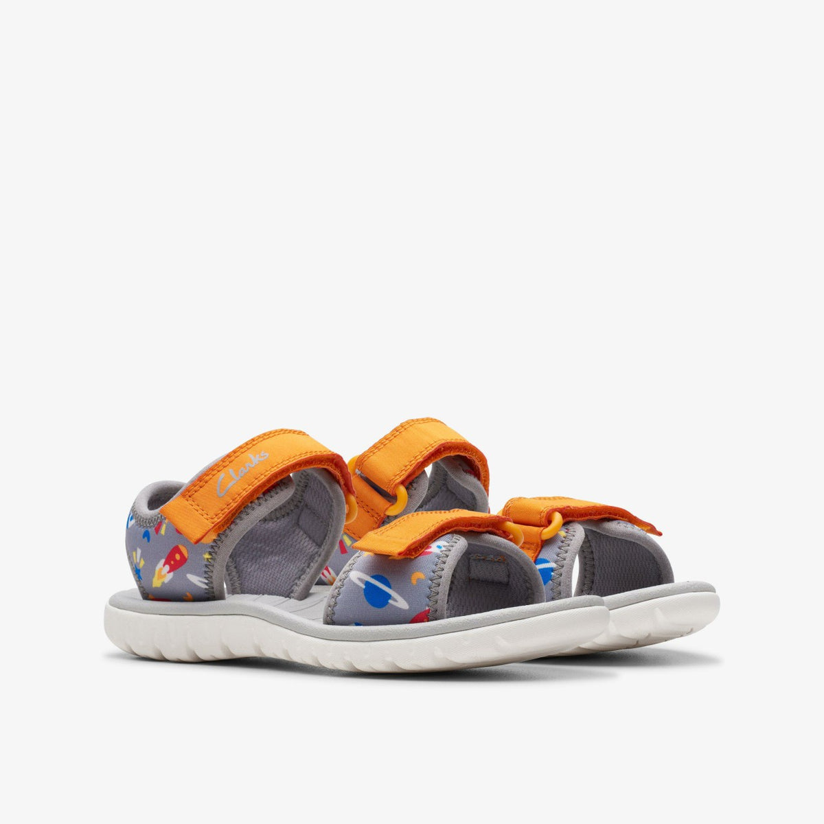 Clarks Surfing Tide Kid Grey/Orange
