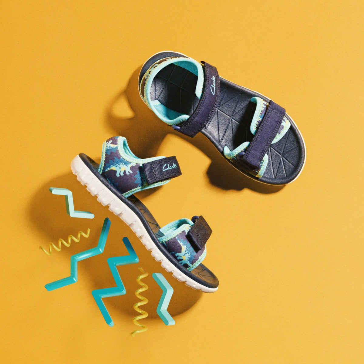 Clarks Surfing Tide Kid Navy