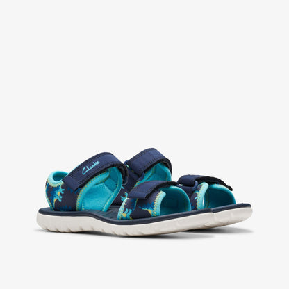 Clarks Surfing Tide Kid Navy