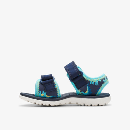 Clarks Surfing Tide Toddler Navy