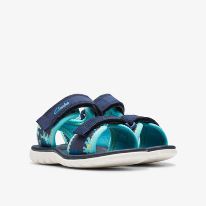 Clarks Surfing Tide Toddler Navy