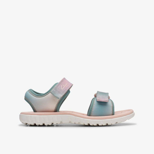 Clarks Surfing Tide Kid Pastel