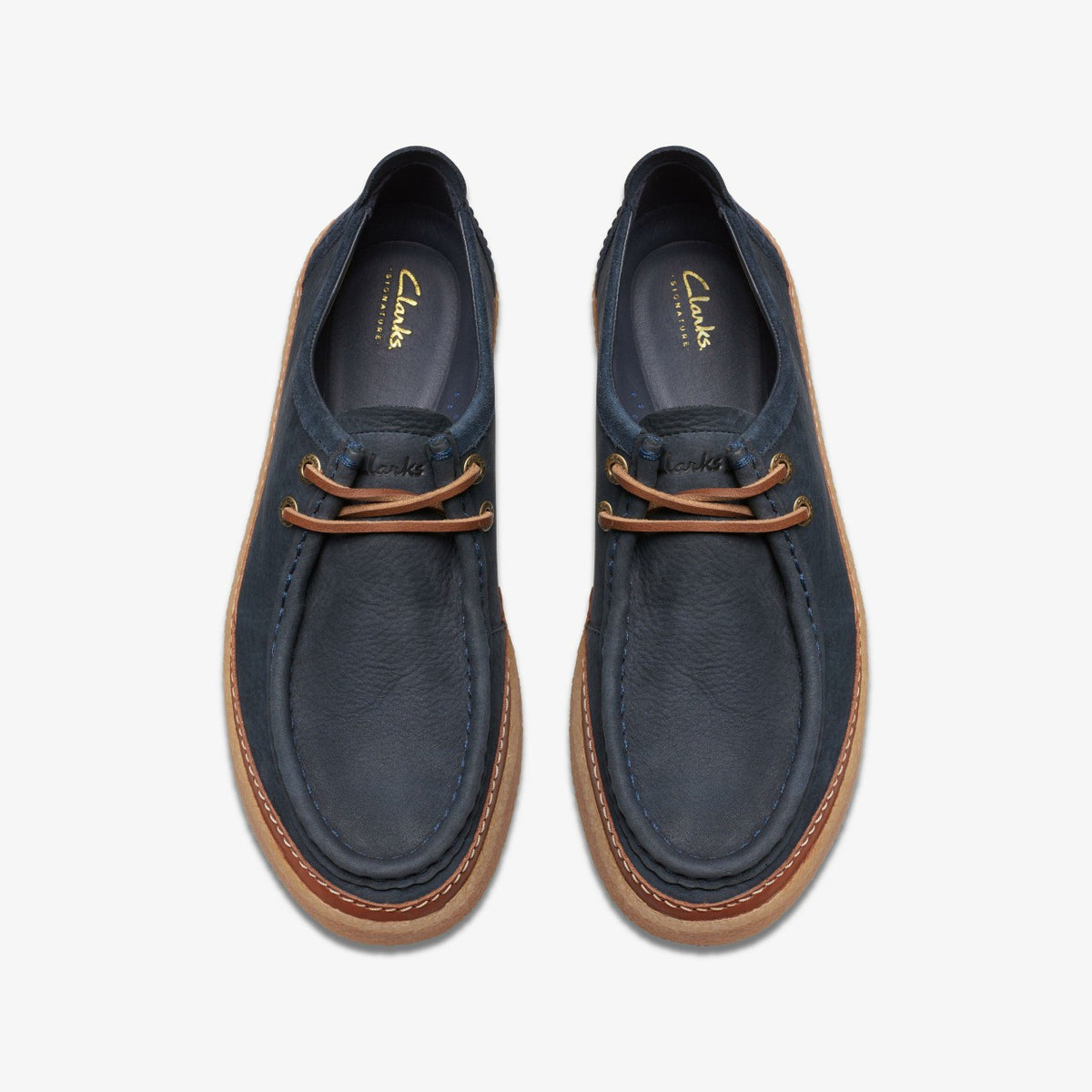 Clarks Clarkwood Moc Navy Nubuck