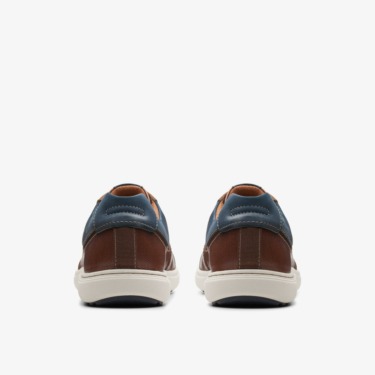 Clarks Mapstone Lace Mahogany Leather