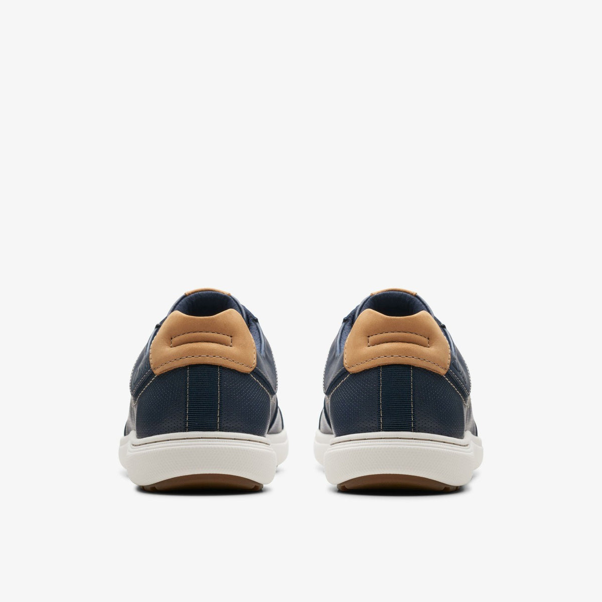 Clarks Mapstone Lace Navy Leather
