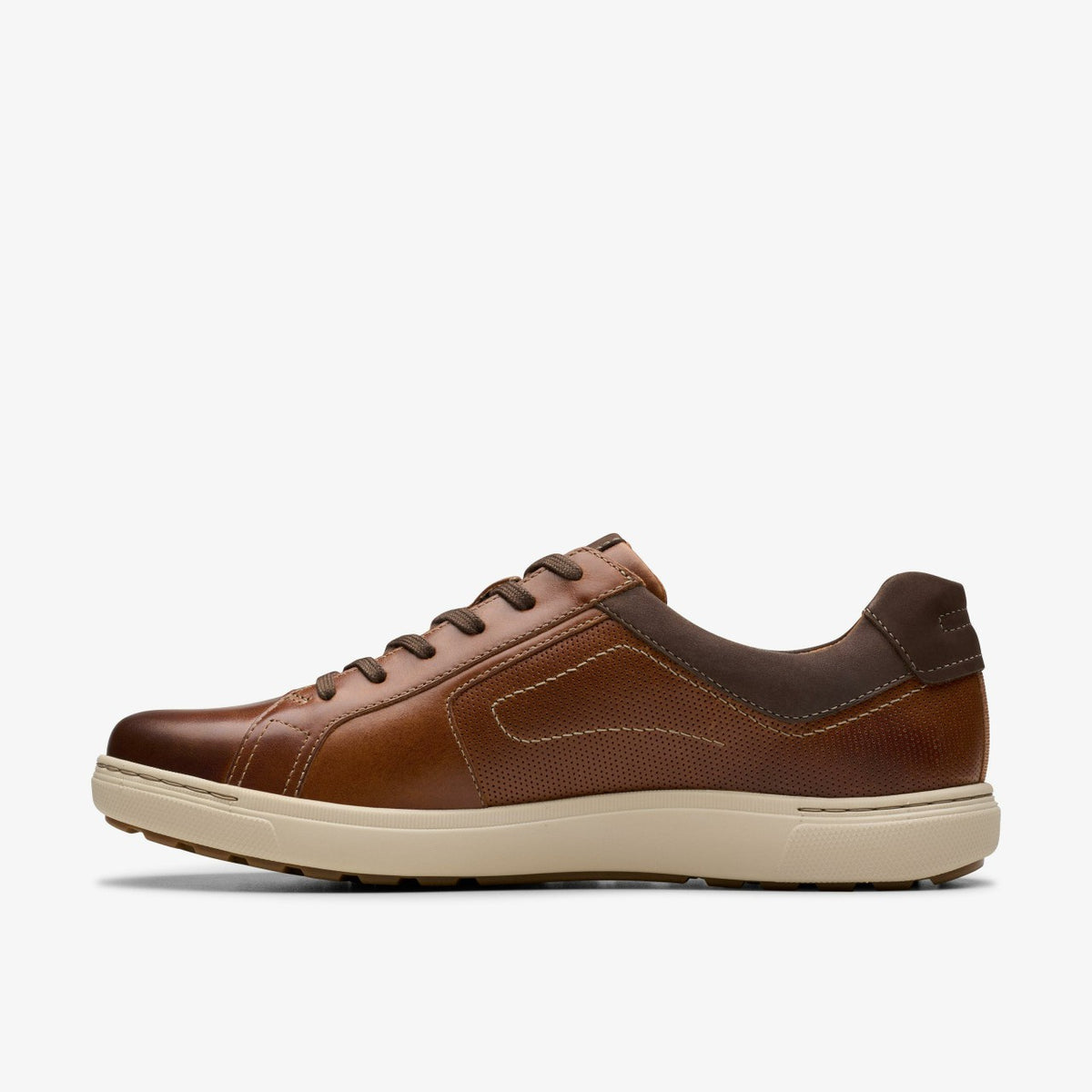 Clarks Mapstone Lace Tan Leather