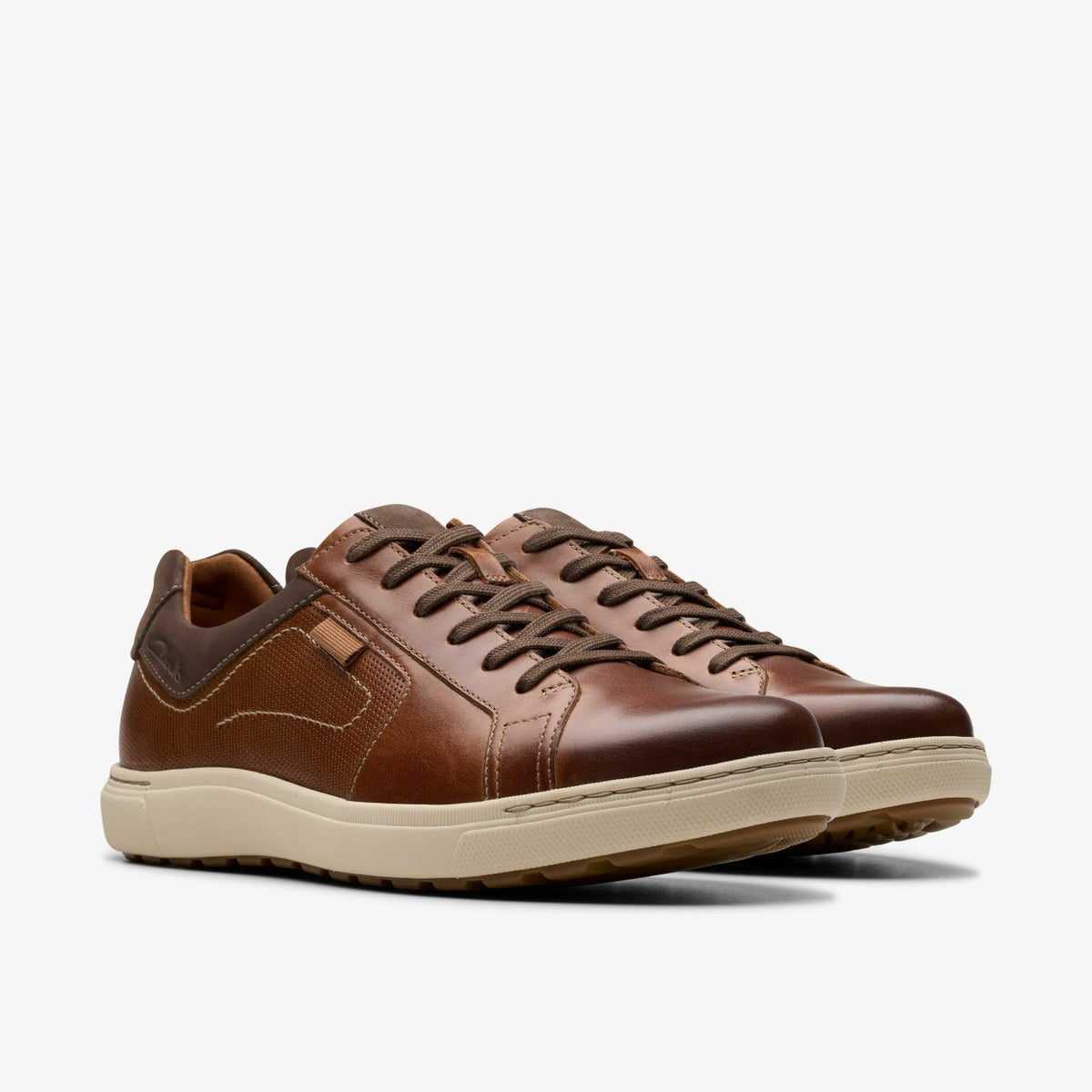 Clarks Mapstone Lace Tan Leather