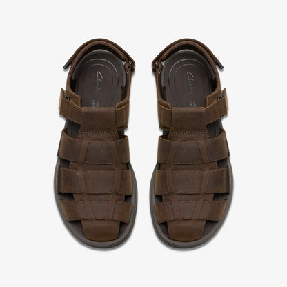 Clarks Saltway Cove Dark Brown Leather