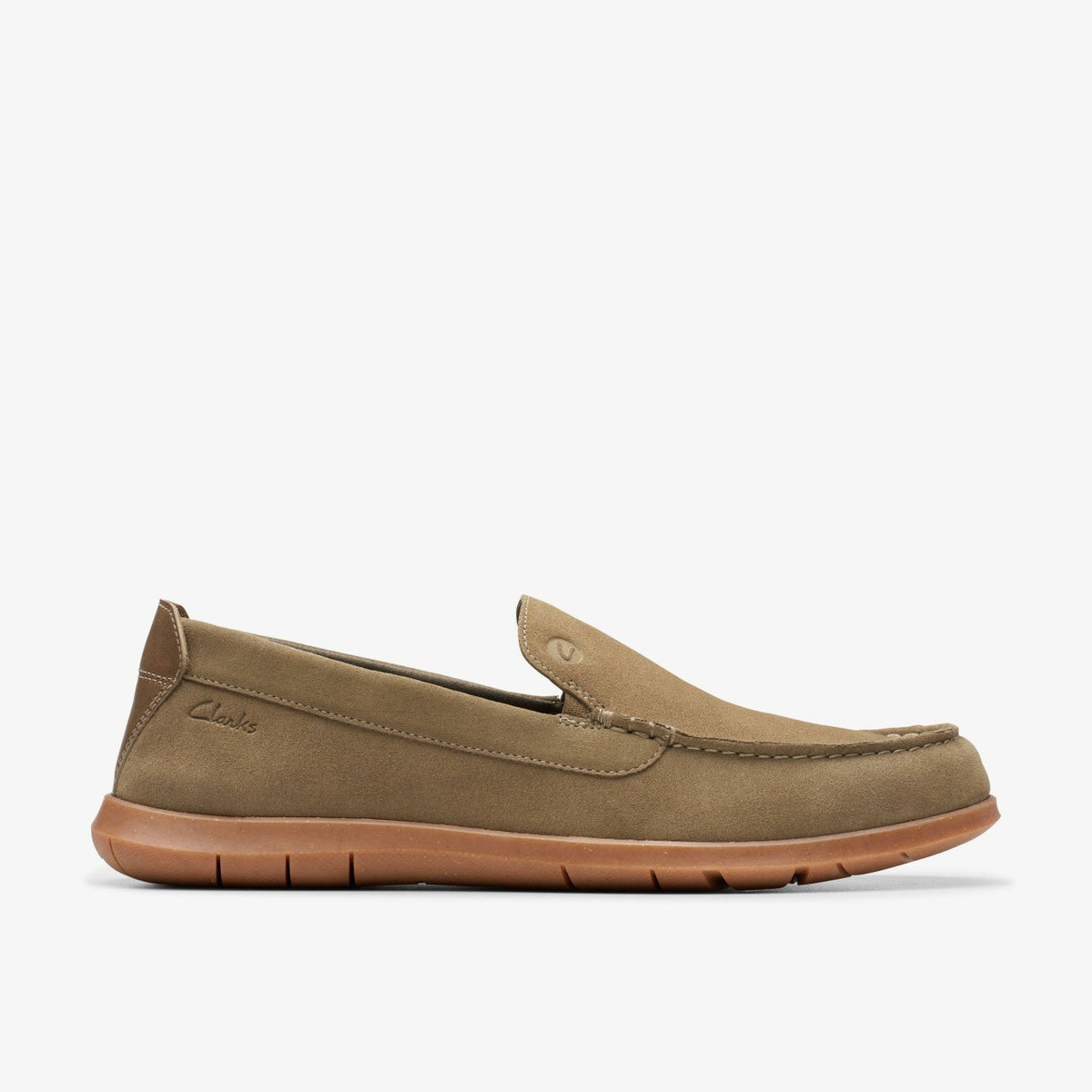 Clarks Flexway Step Olive Suede