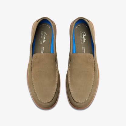 Clarks Flexway Step Olive Suede