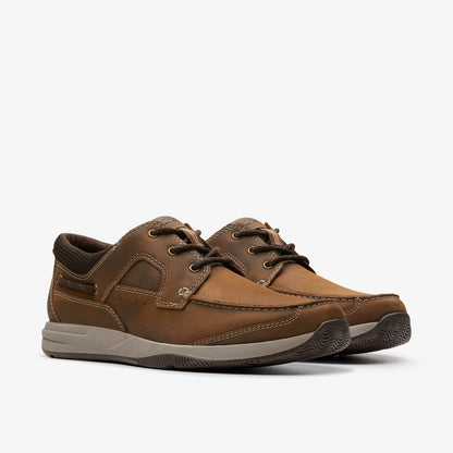 Clarks Sailview Lace Beeswax Leather