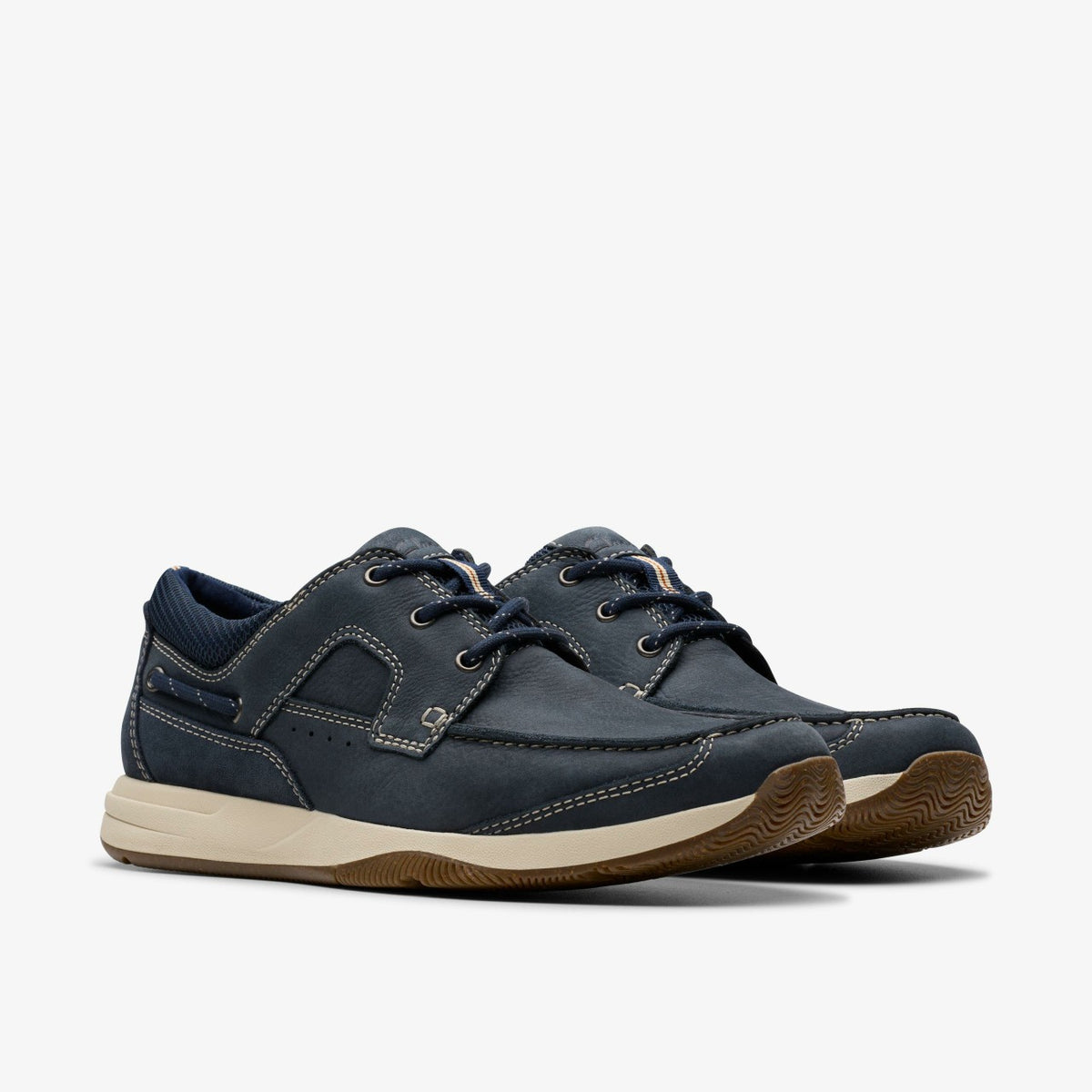 Clarks Sailview Lace Navy Nubuck