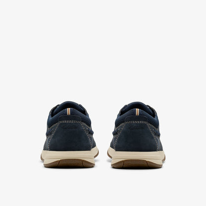 Clarks Sailview Lace Navy Nubuck