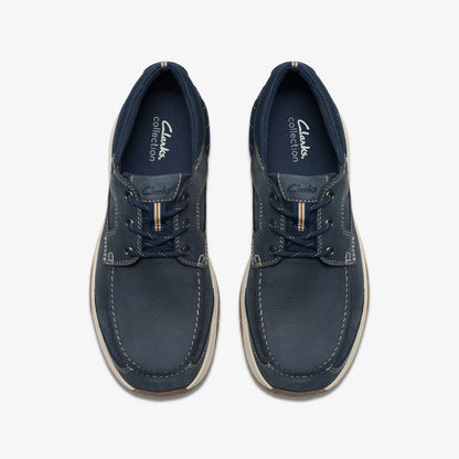 Clarks Sailview Lace Navy Nubuck