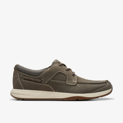 Clarks Sailview Lace Taupe Nubuck