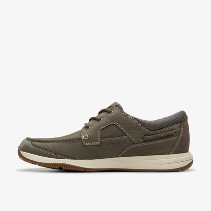 Clarks Sailview Lace Taupe Nubuck