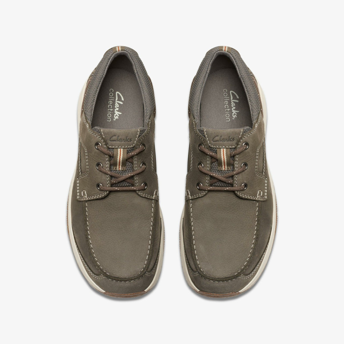 Clarks Sailview Lace Taupe Nubuck