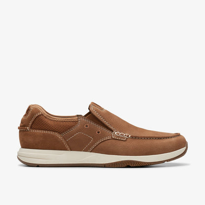 Clarks Sailview Step Loafer Light Tan Nubuck