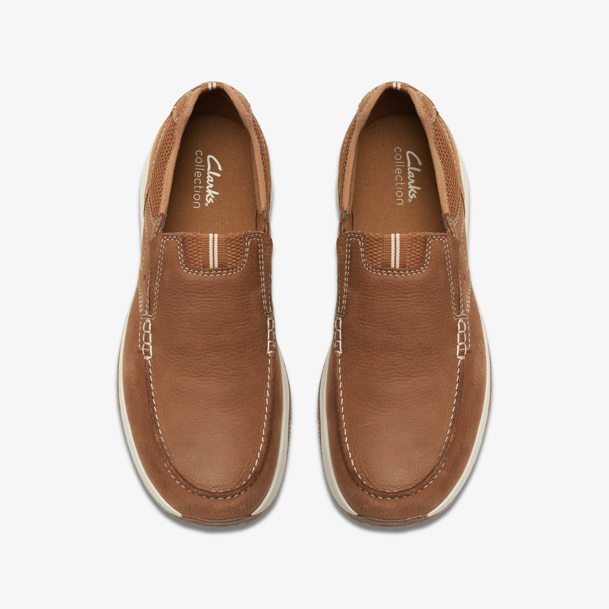 Clarks Sailview Step Loafer Light Tan Nubuck