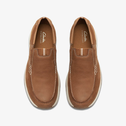 Clarks Sailview Step Loafer Light Tan Nubuck