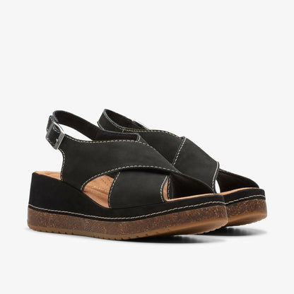 Clarks Kassanda Step Black Nubuck