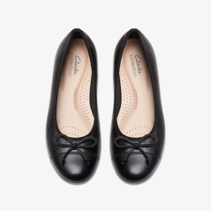 Clarks Loreleigh Rae Black Leather