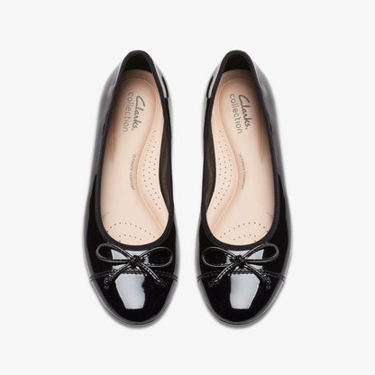 Clarks Loreleigh Rae Black Patent