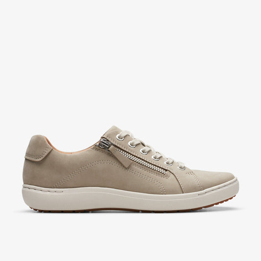 Clarks Nalle Lace Stone Nubuck