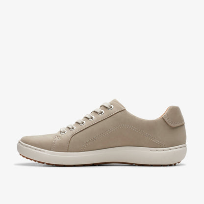 Clarks Nalle Lace Stone Nubuck