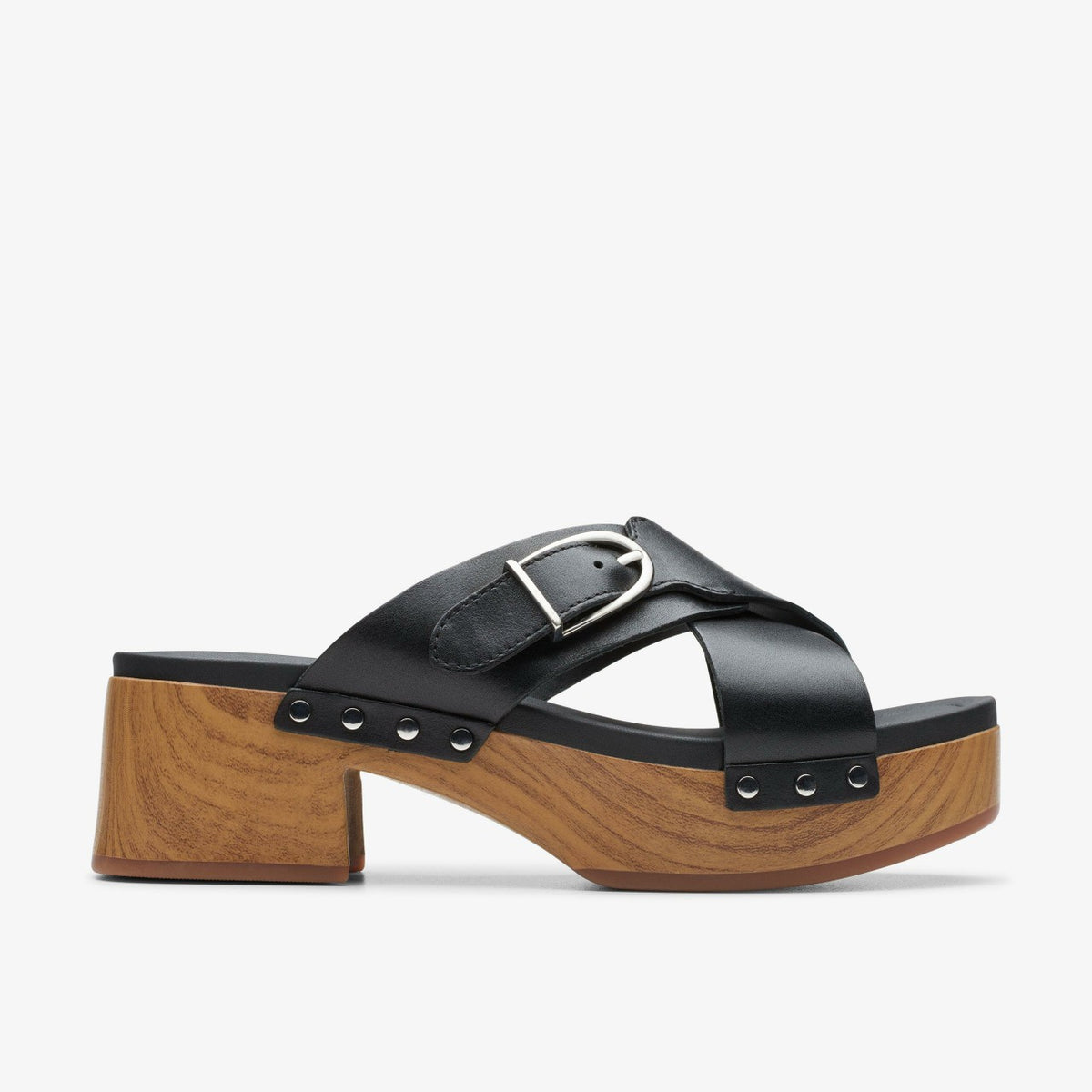 Clarks Sivanne Walk Black Leather