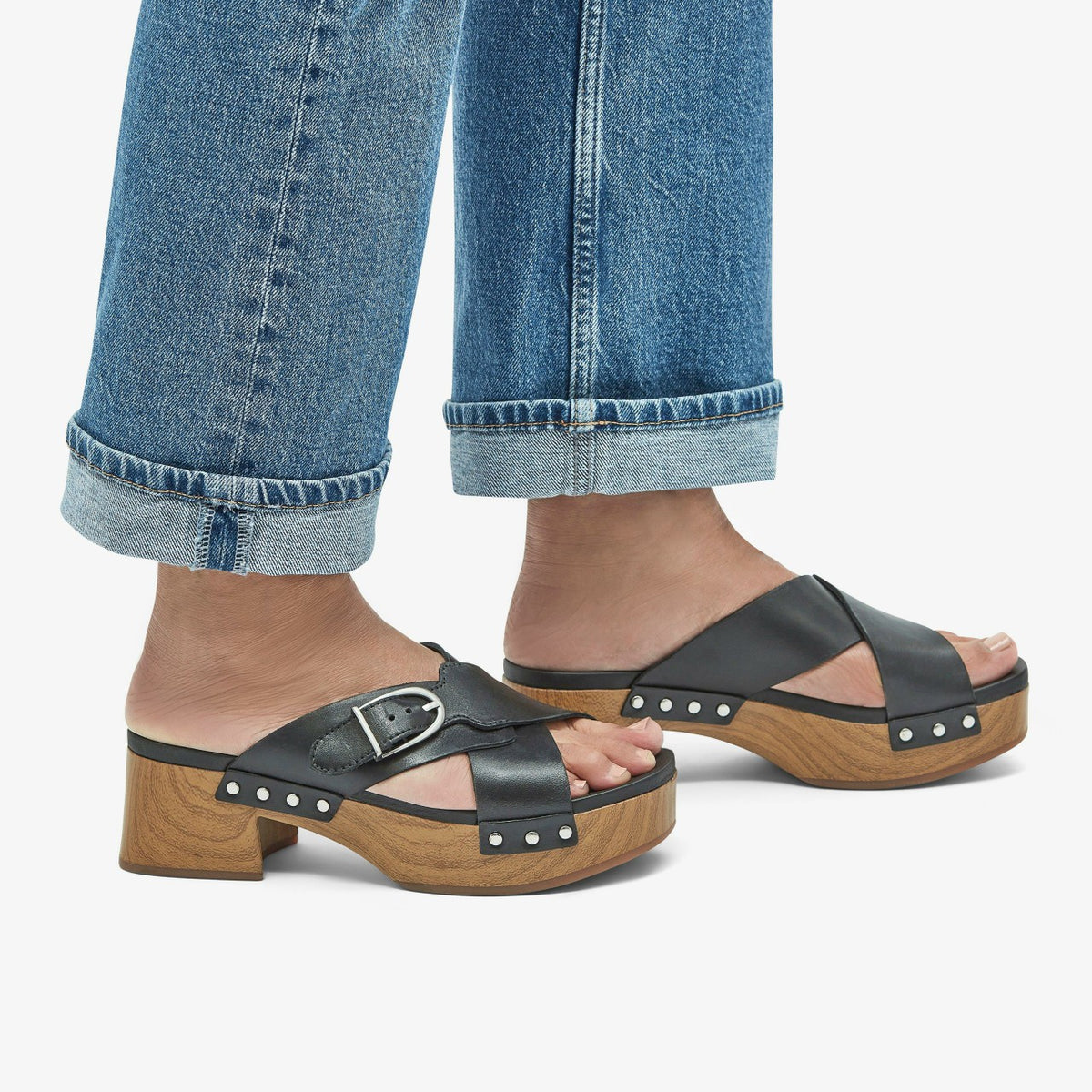 Clarks Sivanne Walk Black Leather