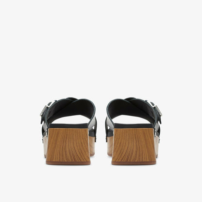 Clarks Sivanne Walk Black Leather
