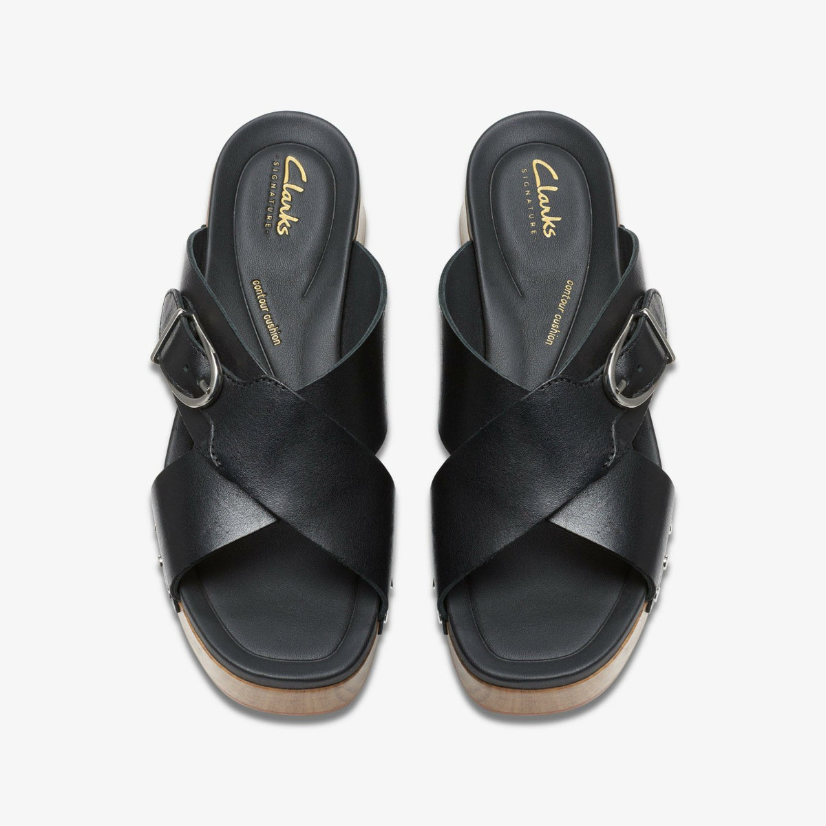Clarks Sivanne Walk Black Leather