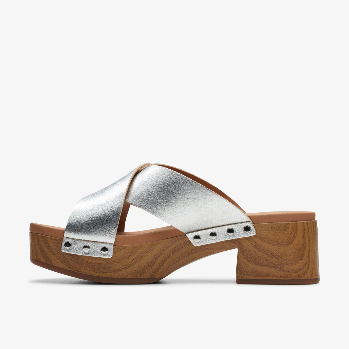 Clarks Sivanne Walk Silver Leather