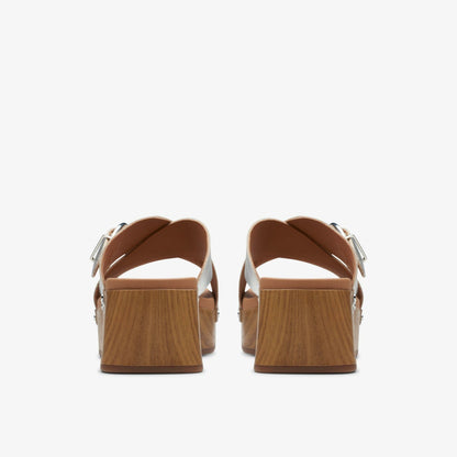 Clarks Sivanne Walk Silver Leather