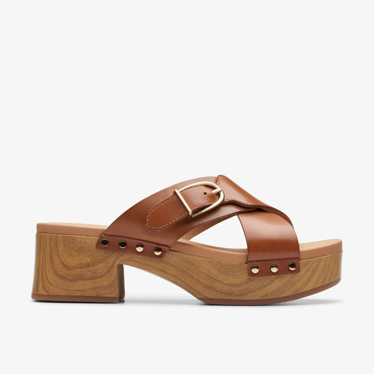 Clarks Sivanne Walk Tan Leather