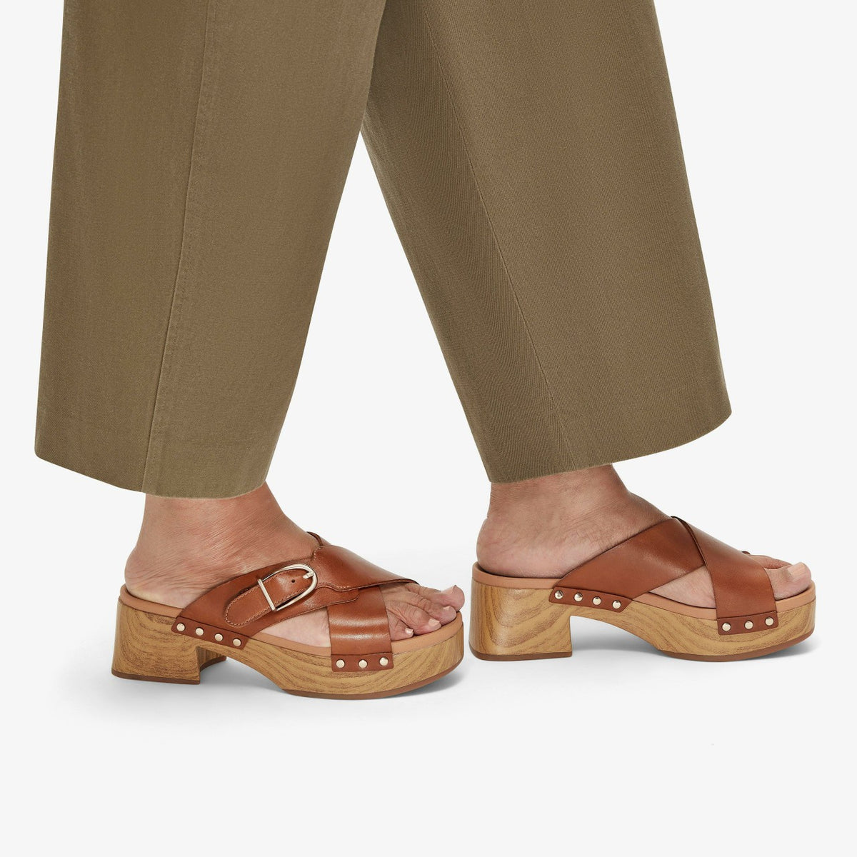 Clarks Sivanne Walk Tan Leather