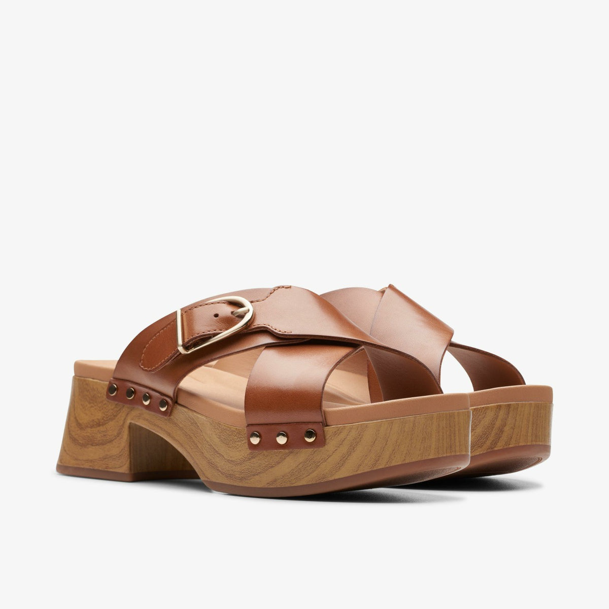 Clarks Sivanne Walk Tan Leather