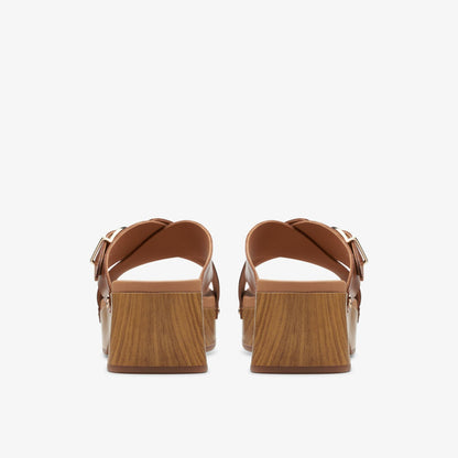 Clarks Sivanne Walk Tan Leather