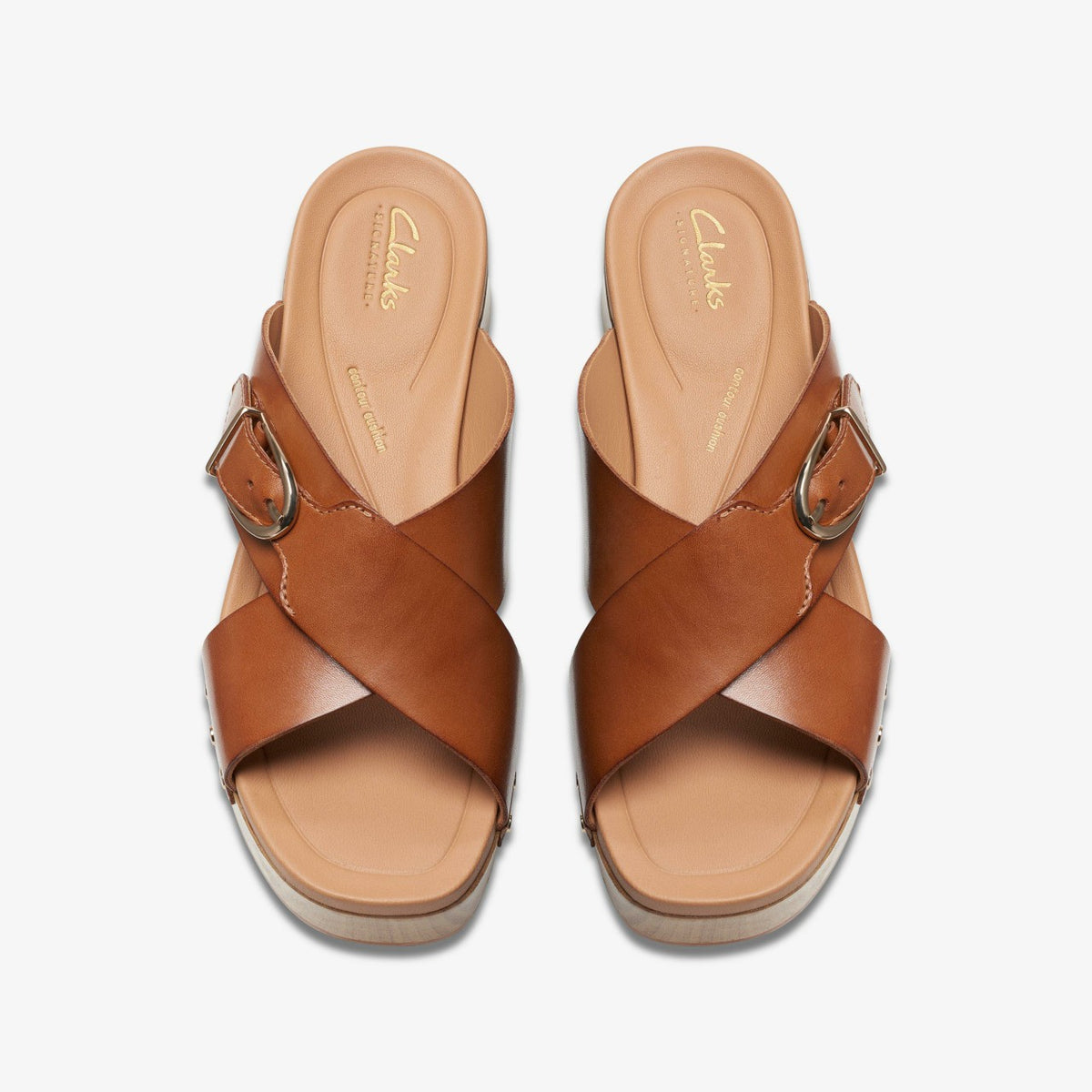 Clarks Sivanne Walk Tan Leather
