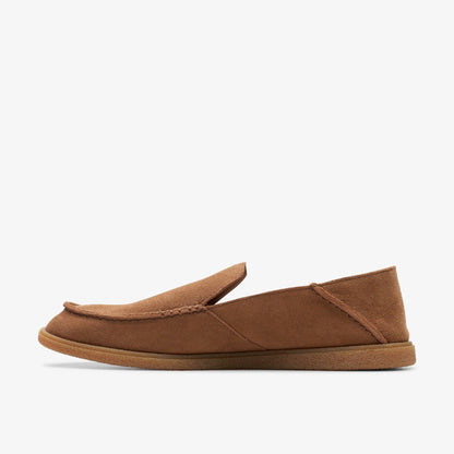 Clarks Clark Bay Step Loafer Cola Suede