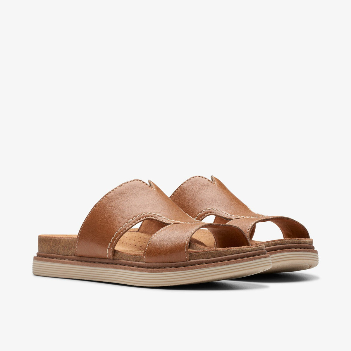 Clarks Arwell Walk Tan Leather
